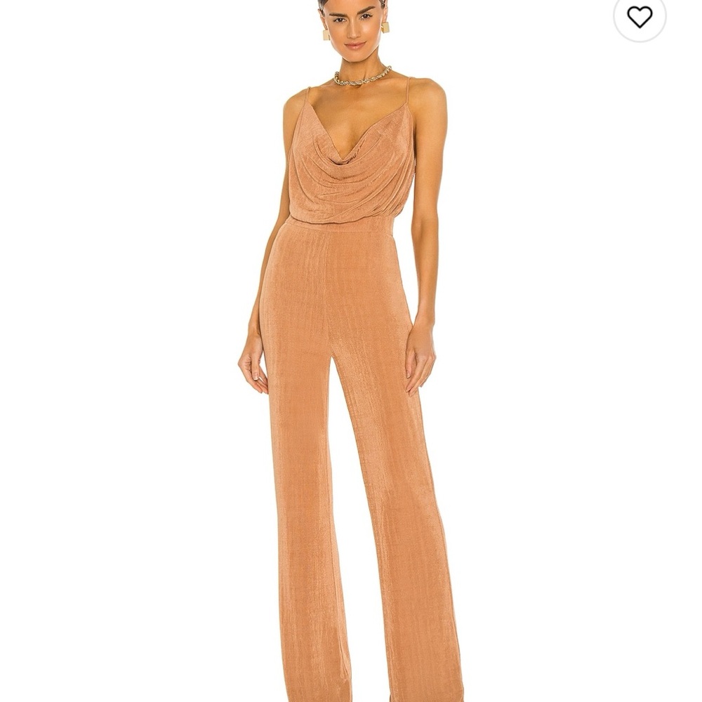 Elegant Tan Jumpsuit